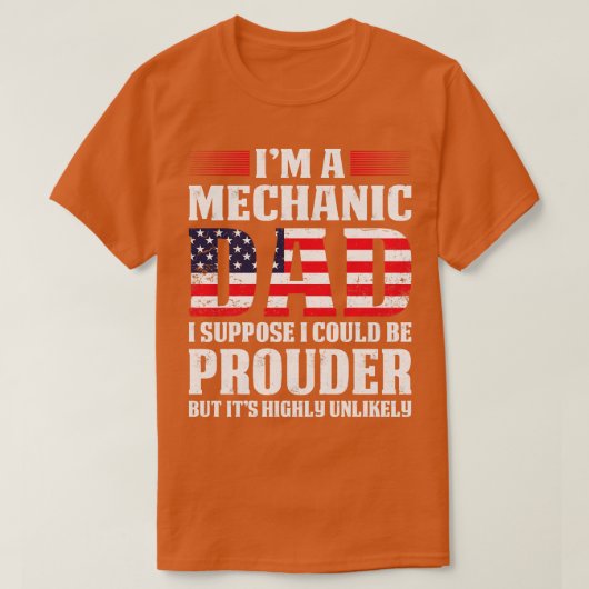イムは整備士パパと思う整備士Tシャツ Tシャツ (デザイン正面)