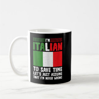 イムアイティアリアイムは決してイタリアンフラグイタリアンタを間違いない コーヒーマグカップ