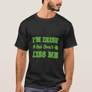 イムアイリッシュドントキスミーSt patricks day顔マスク20 Tシャツ