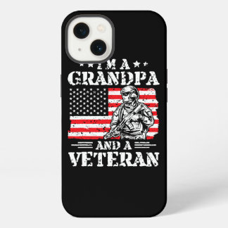 イムアグランドパと退役軍人アメリカ国旗の退役軍人 iPhone 13ケース