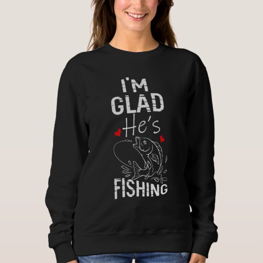 イムグッドハズ魚釣り魚釣り スウェットシャツ (正面)