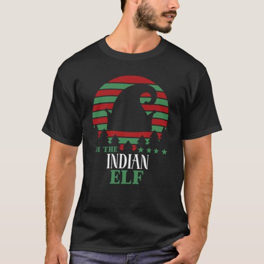 イムザインディアン小妖精や小人マッチングクリスマスクラシックTシ Tシャツ (正面)