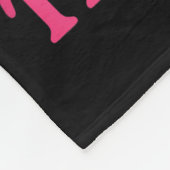 イムザストームボクシング戦士ピンクリボン女性ブレア フリースブランケット (角)