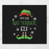 イムザラットテリア小妖精や小人クリスマス スパークリングワインラベル (シングルラベル)