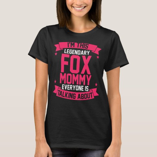 イムザレジェンダリーキツネママ Tシャツ (正面)