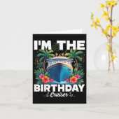 イムザ誕生日クルーザーおもしろい誕生日クルーズ カード (黄色い花)