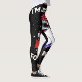 イムジャストジャストボースハロウィンワおもしろいイン幽霊女性 レギンス (右)