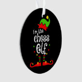 イムチェス小妖精や小人クリスマス家族の友人クリスマスギフト オーナメント (正面)