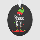 イムチェス小妖精や小人クリスマス家族の友人クリスマスギフト オーナメント (正面)