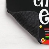 イムチェス小妖精や小人クリスマス家族の友人クリスマスギフト マウスパッド (コーナー)