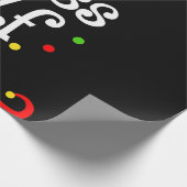 イムチェス小妖精や小人クリスマス家族の友人クリスマスギフト ラッピングペーパー (角)