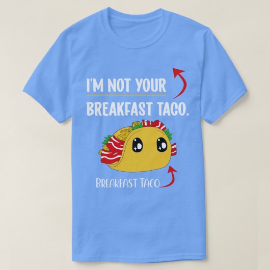 イムノウザブレックファーストタコ Tシャツ (デザイン正面)