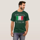 イムノエリングImイタリイタリアンアおもしろいプライド Tシャツ (正面フル)
