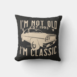 イムノオールドImクラシックEST 1993ヴィンテージレトロブラック クッション