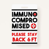 イムノメドお願いバック認識度バッジ バッジ (裏面)