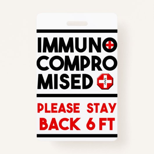 イムノメドお願いバック認識度バッジ バッジ (裏面)