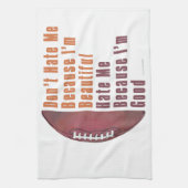 イムビューティフルイムグッドサッカー キッチンタオル (縦)