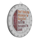 イムビューティフルイムグッドサッカー ダーツボード (正面左)