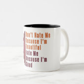 イムビューティフルイムグッドサッカー ツートーンマグカップ (正面右)