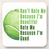 イムビューティフルイムグッドテニスボール コースター (正面)