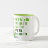 イムビューティフルイムグッドテニスボール ツートーンマグカップ (正面右)