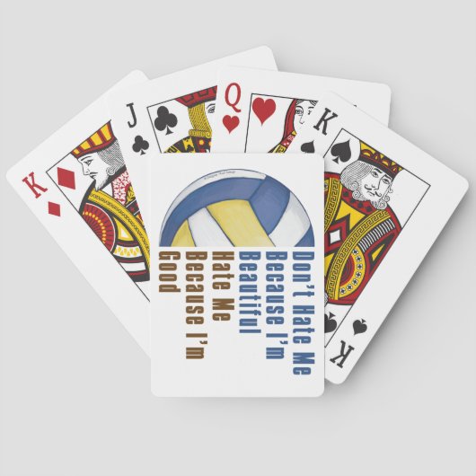 イムビューティフルイムグッドバレーボール トランプ (裏面)