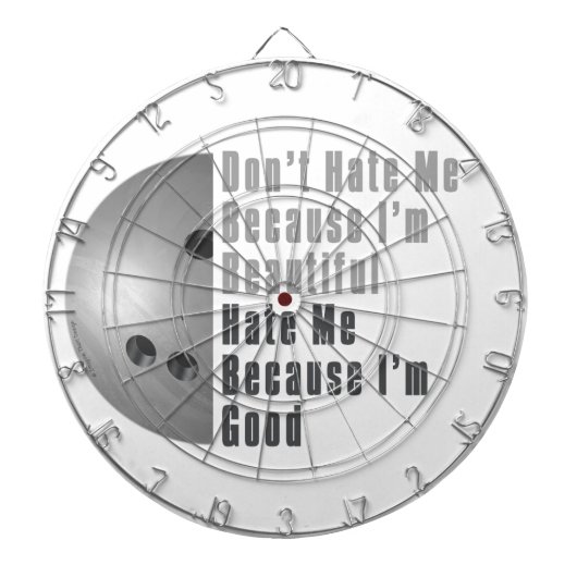 イムビューティフルイムグッドボーリンググレー ダーツボード (正面)