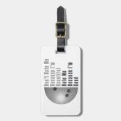 イムビューティフルイムグッドボーリンググレー ラゲッジタグ (正面縦)