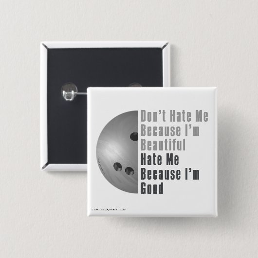 イムビューティフルイムグッドボーリンググレー 缶バッジ (正面&裏面)