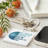 イムビューティフルイムグッドボーリングブルー キーホルダー (正面右)