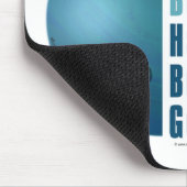 イムビューティフルイムグッドボーリングブルー マウスパッド (コーナー)