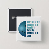 イムビューティフルイムグッドボーリングブルー 缶バッジ (正面&裏面)