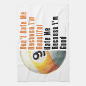 イムビューティフルイムグッド9ボール キッチンタオル (縦)