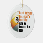 イムビューティフルイムグッド9ボール セラミックオーナメント (右)