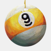 イムビューティフルイムグッド9ボール セラミックオーナメント (裏面)