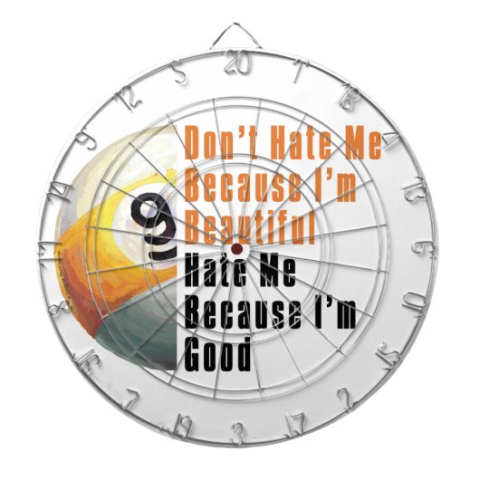 イムビューティフルイムグッド9ボール ダーツボード (正面)