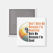 イムビューティフルイムグッド9ボール マグネット (正面/裏面)