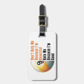 イムビューティフルイムグッド9ボール ラゲッジタグ (正面縦)