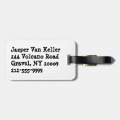 イムビューティフルイムグッド9ボール ラゲッジタグ (裏面横)