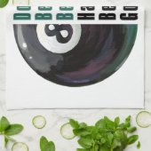 イムビューティフルimグッド8ボール キッチンタオル (折り畳み)