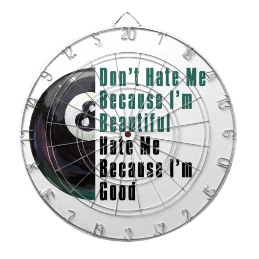 イムビューティフルimグッド8ボール ダーツボード (正面)