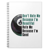 イムビューティフルimグッド8ボール ノートブック (正面)