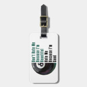 イムビューティフルimグッド8ボール ラゲッジタグ (正面縦)