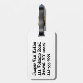 イムビューティフルimグッド8ボール ラゲッジタグ (裏面縦)