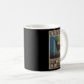 イムフィットネスフィットネスディアフリーザーメンズウィメンズフー コーヒーマグカップ (正面右)