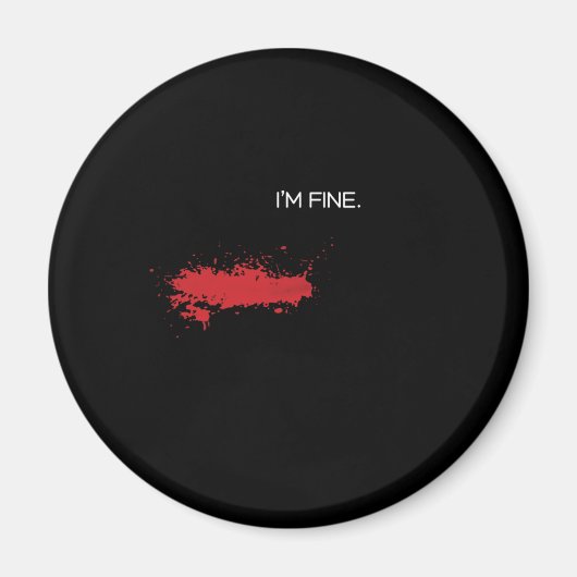 イムプ素晴らしランクスターが血の傷のギフト マグネット (正面)