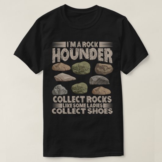 イム岩のハウダー – 地質学者ロックコレクターロック Tシャツ (デザイン正面)