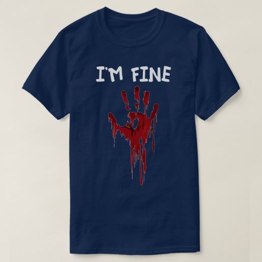 イム素晴らし血ハンドイシム Tシャツ (デザイン正面)