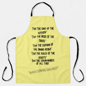 「イム・ザ・ボス」エプロン料理アパレル エプロン (正面)