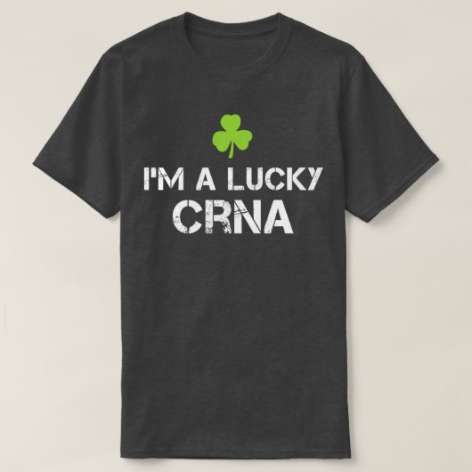 イム・ラッキークラン，St patricks day,ナース Tシャツ (デザイン正面)